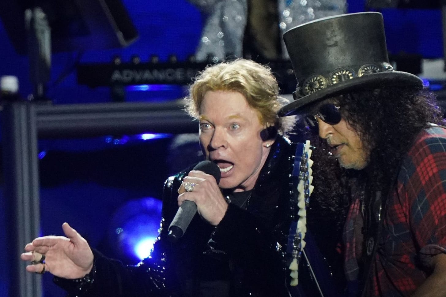 Sänger Axl Rose und Gitarrist Slash: Sie traten mit Guns N' Roses in Wacken auf.