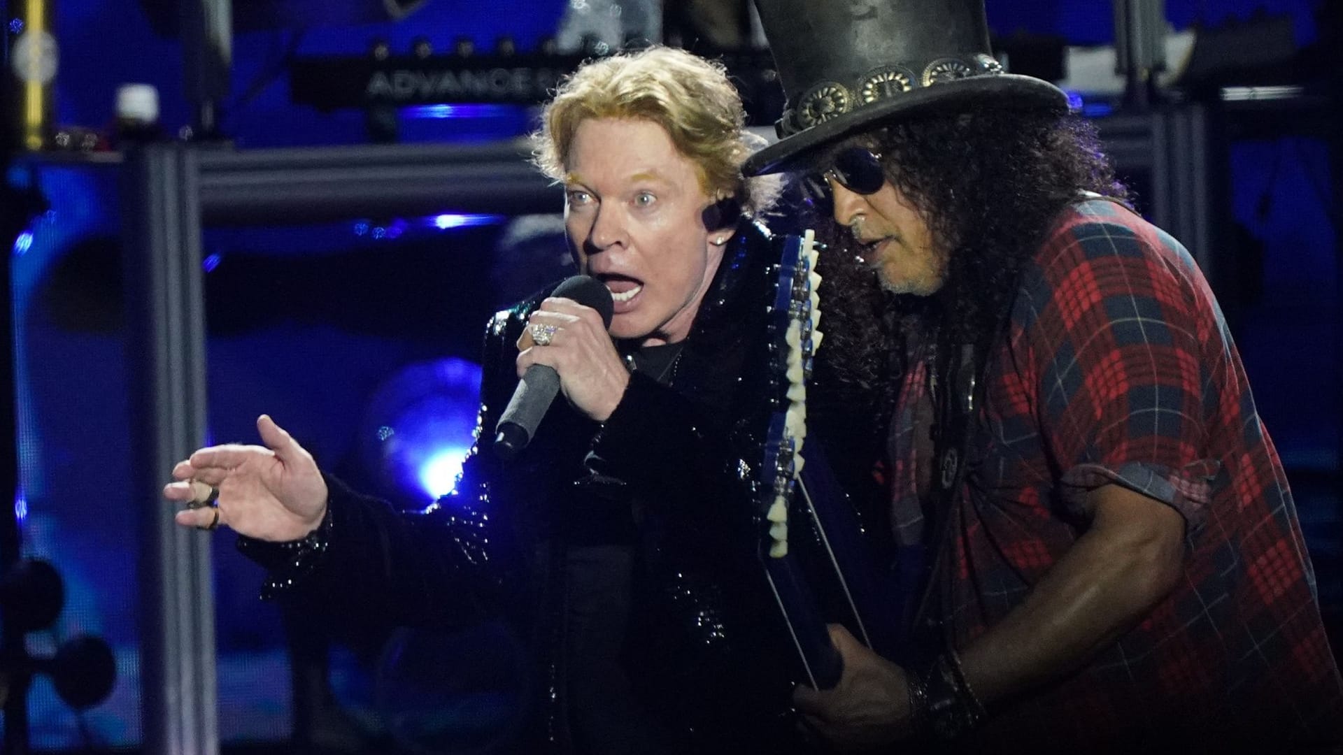 Sänger Axl Rose und Gitarrist Slash: Sie traten mit Guns N' Roses in Wacken auf.