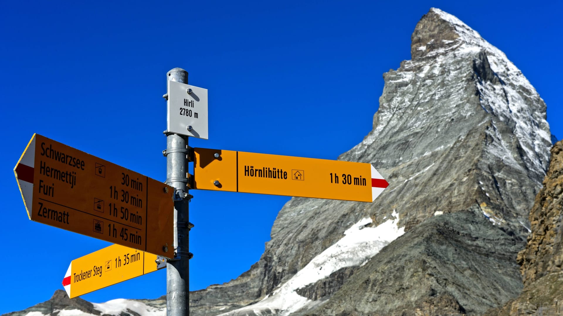 Ein Wanderweg am Matterhorn in den Schweizer Alpen (Archivbild): Ein 71-jähriger Deutscher verunglückte tödlich. Ein Wanderweg am Matterhorn in den Schweizer Alpen (Archivbild): Ein 71-jähriger Deutscher verunglückte tödlich.