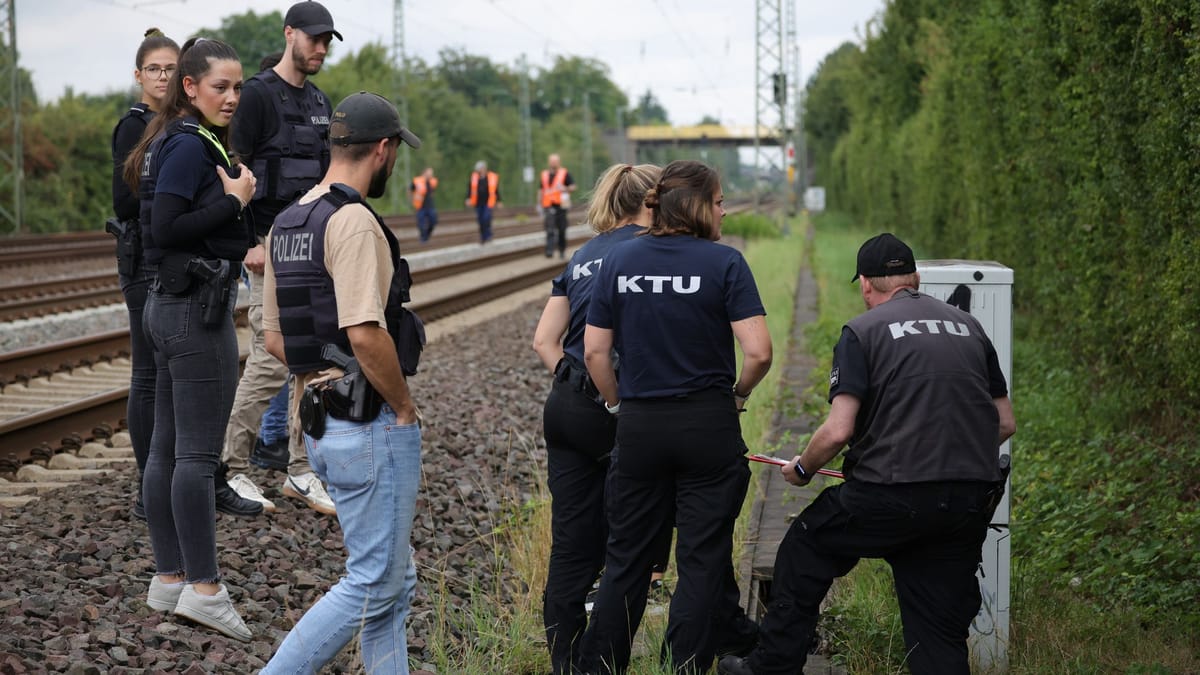 Mutmaßliche Sabotage auf Bahnstrecke in NRW: Zweiter Brandsatz entdeckt