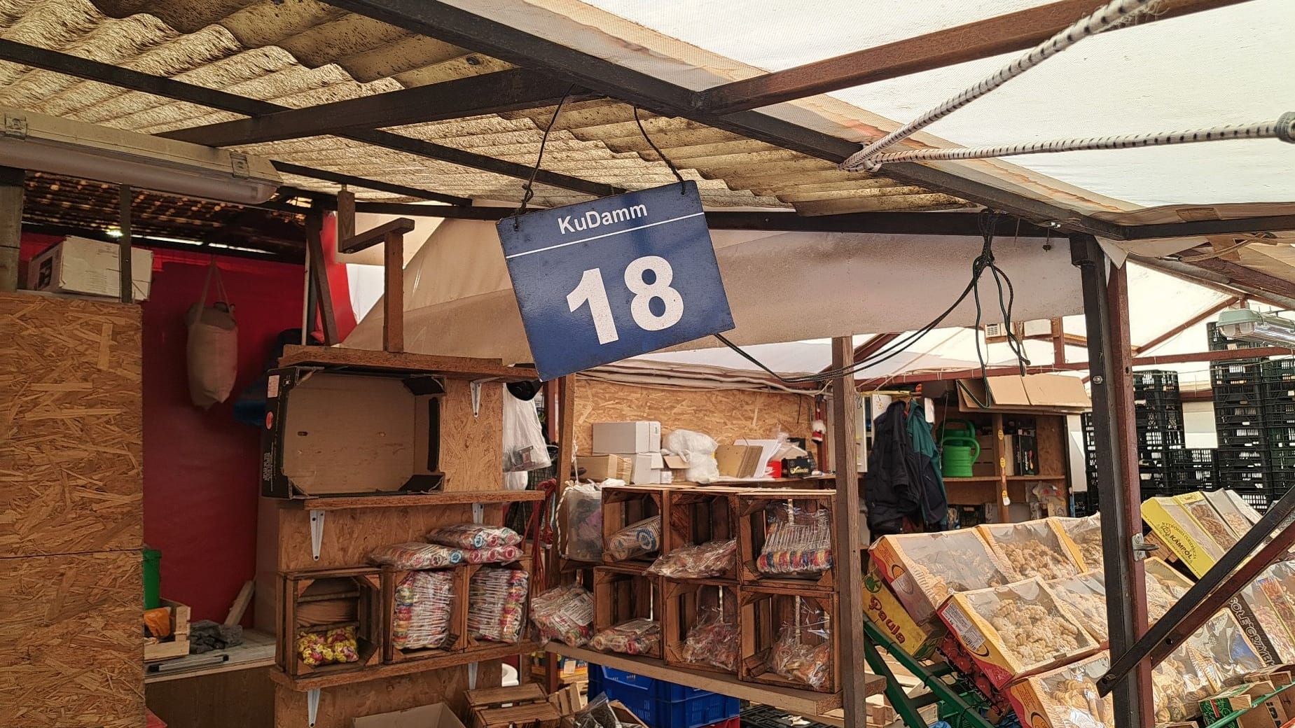 Stand am Polenmarkt Hohenwutzen