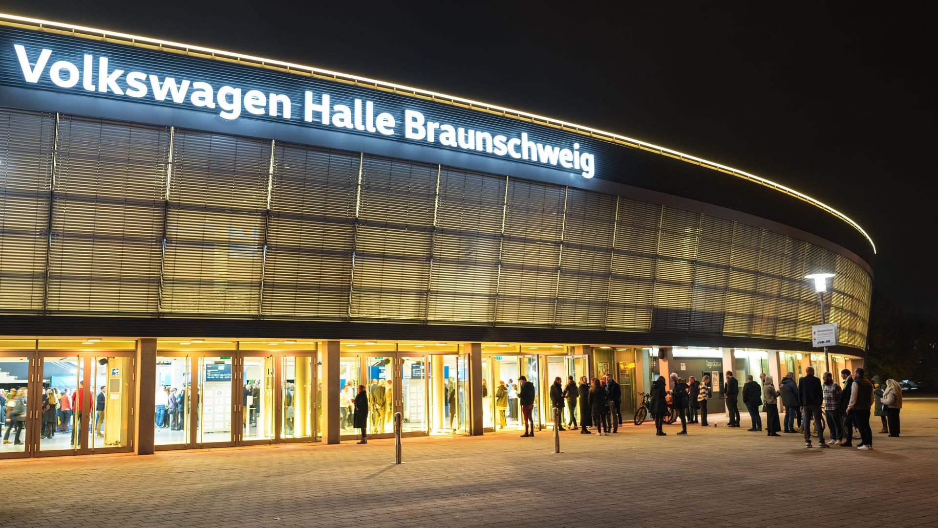 Die Volkswagenhalle in Braunschweig: Hier wird das 39. Filmfestival eröffnet.
