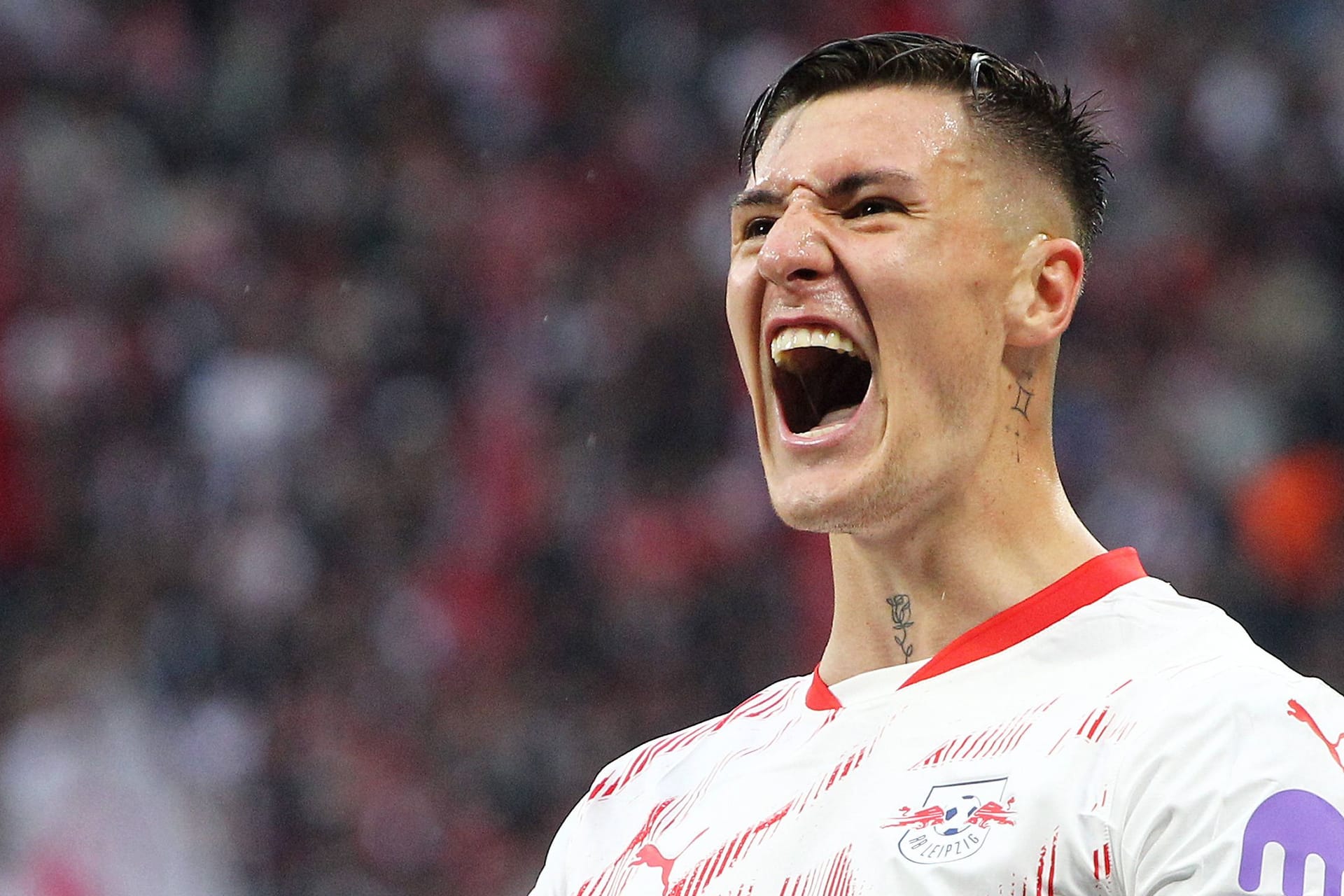 Benjamin Šeško: Der Stürmer war auf dem Transfermarkt begehrt.