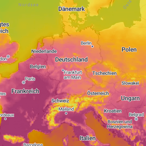 Wetter in Deutschland: Eine Prognose für Dienstag, den 12. August.