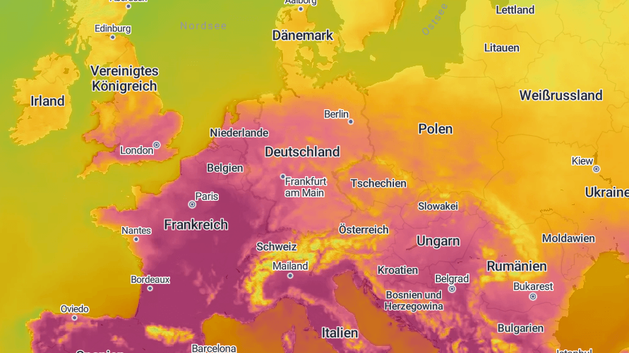Wetter in Deutschland: Eine Prognose für Dienstag, den 12. August.