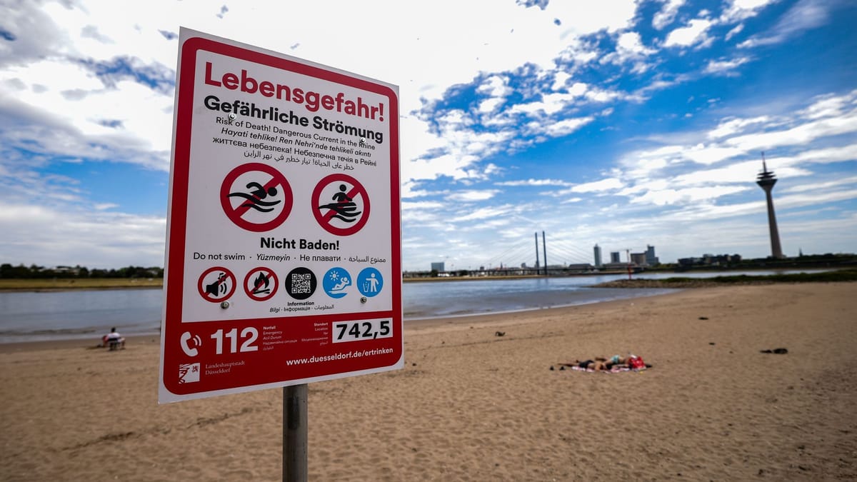 Düsseldorf: Stadt bereitet Badeverbot im Rhein vor