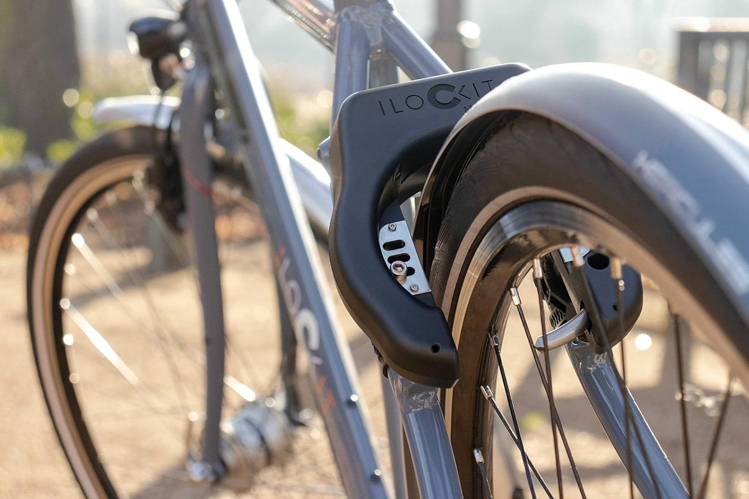 Das Fahrradschloss von I Lock It lässt sich per Handy steuern.