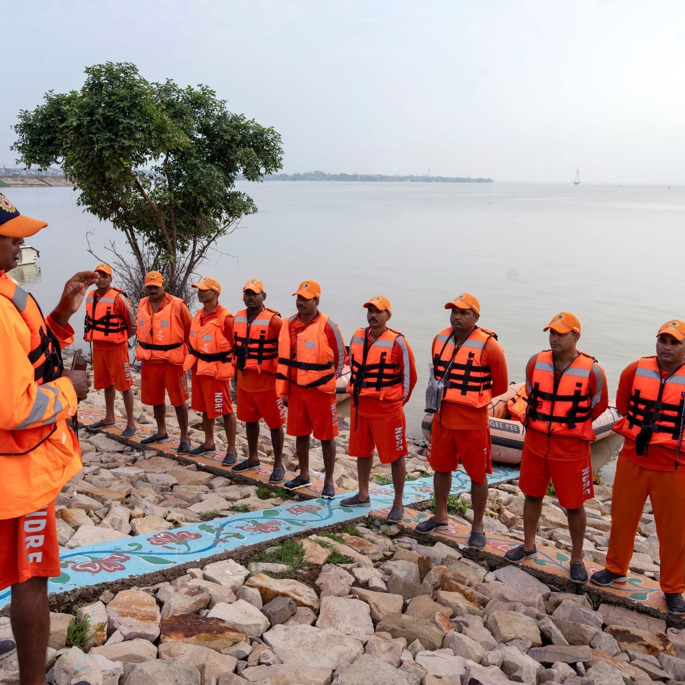 Überschwemmungen durch Monsun in Indien