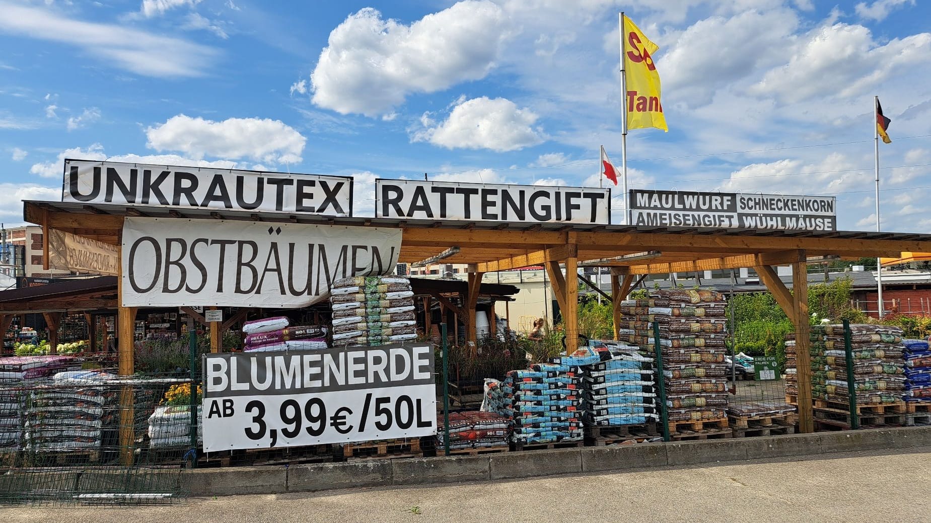 Stand am Polenmarkt Hohenwutzen Stand am Polenmarkt Hohenwutzen