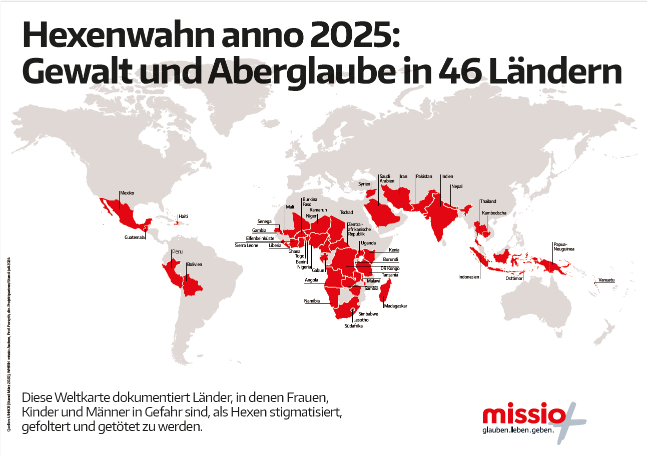 Hexenverfolgung ist ein akutes, moderne Problem.