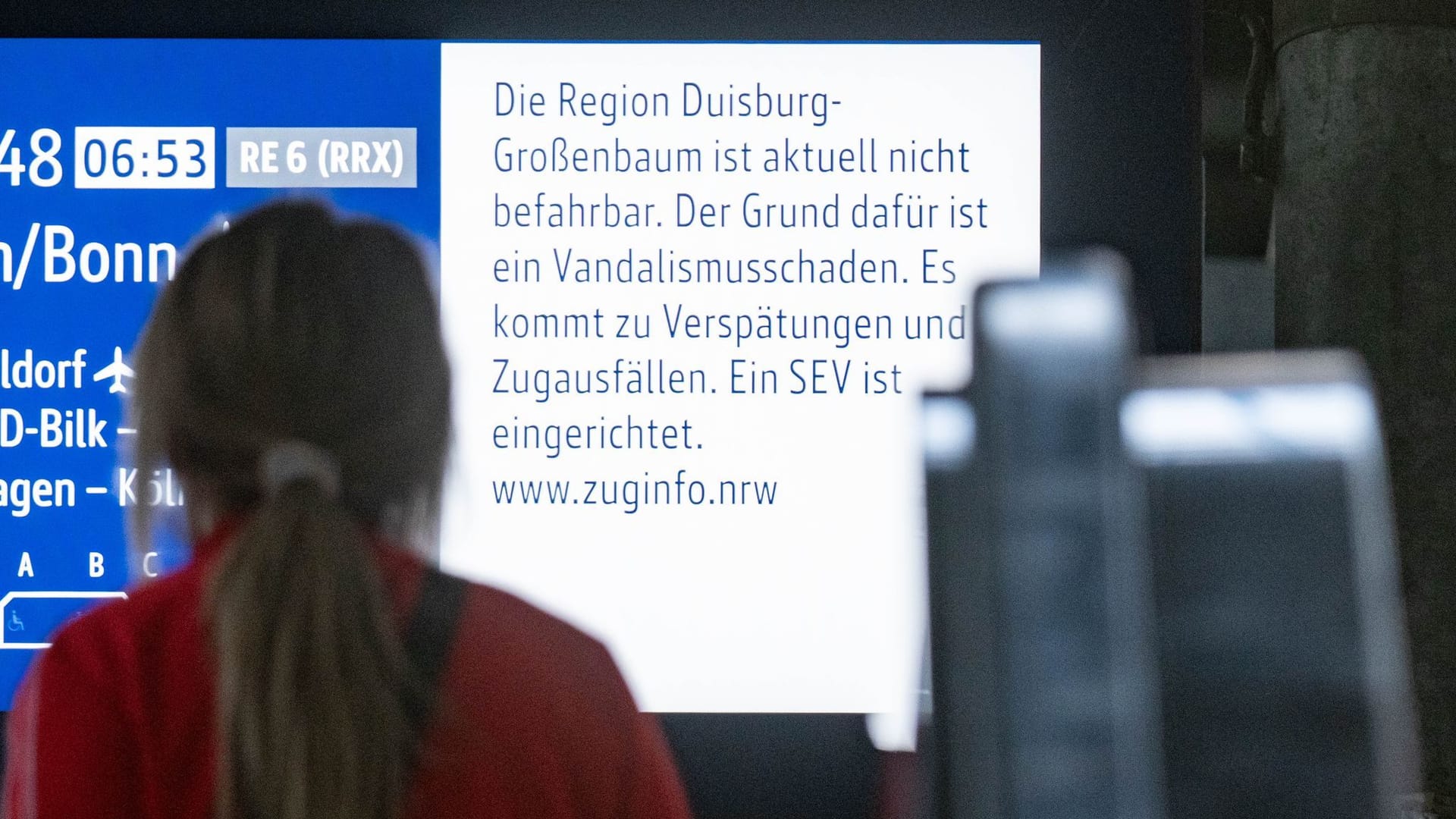 Nach Kabelbrand an Zugstrecke in Nordrhein-Westfalen