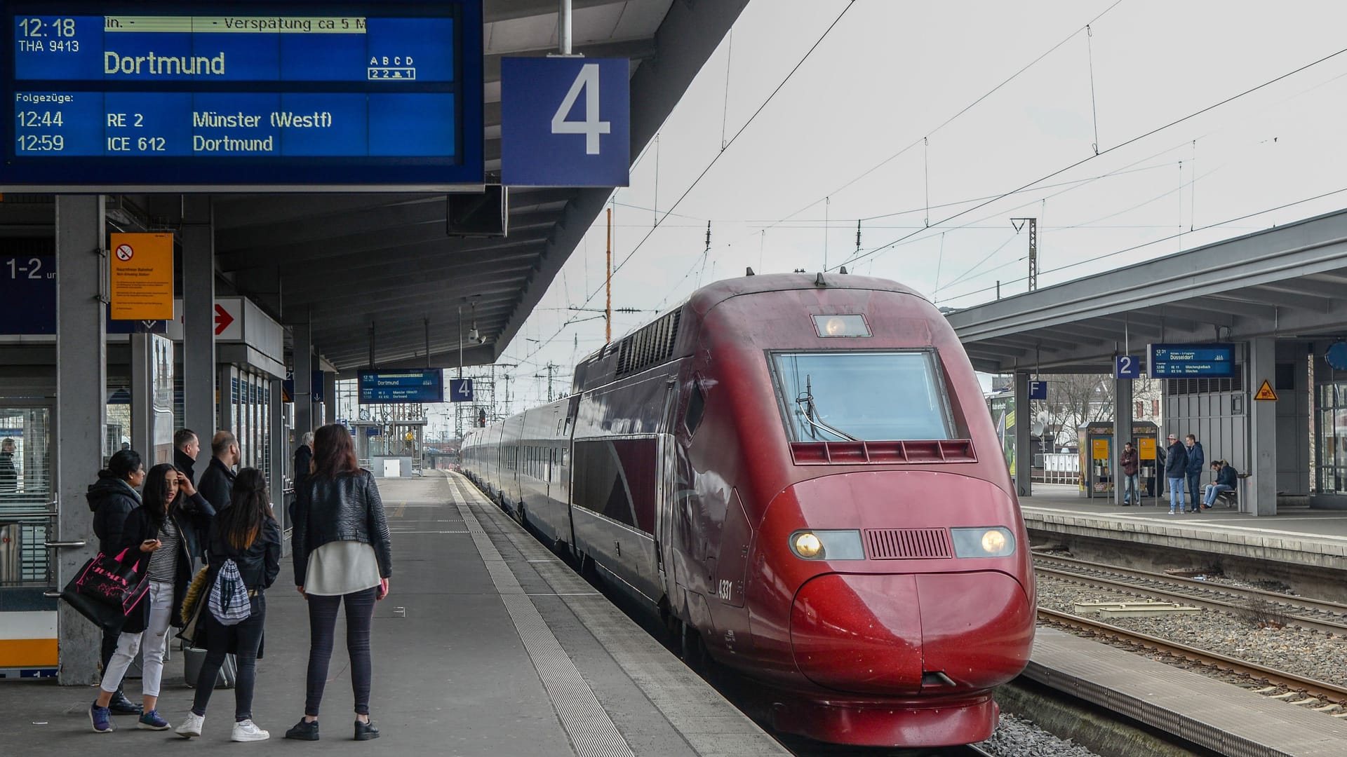 Letzter Thalys aus Brüssel