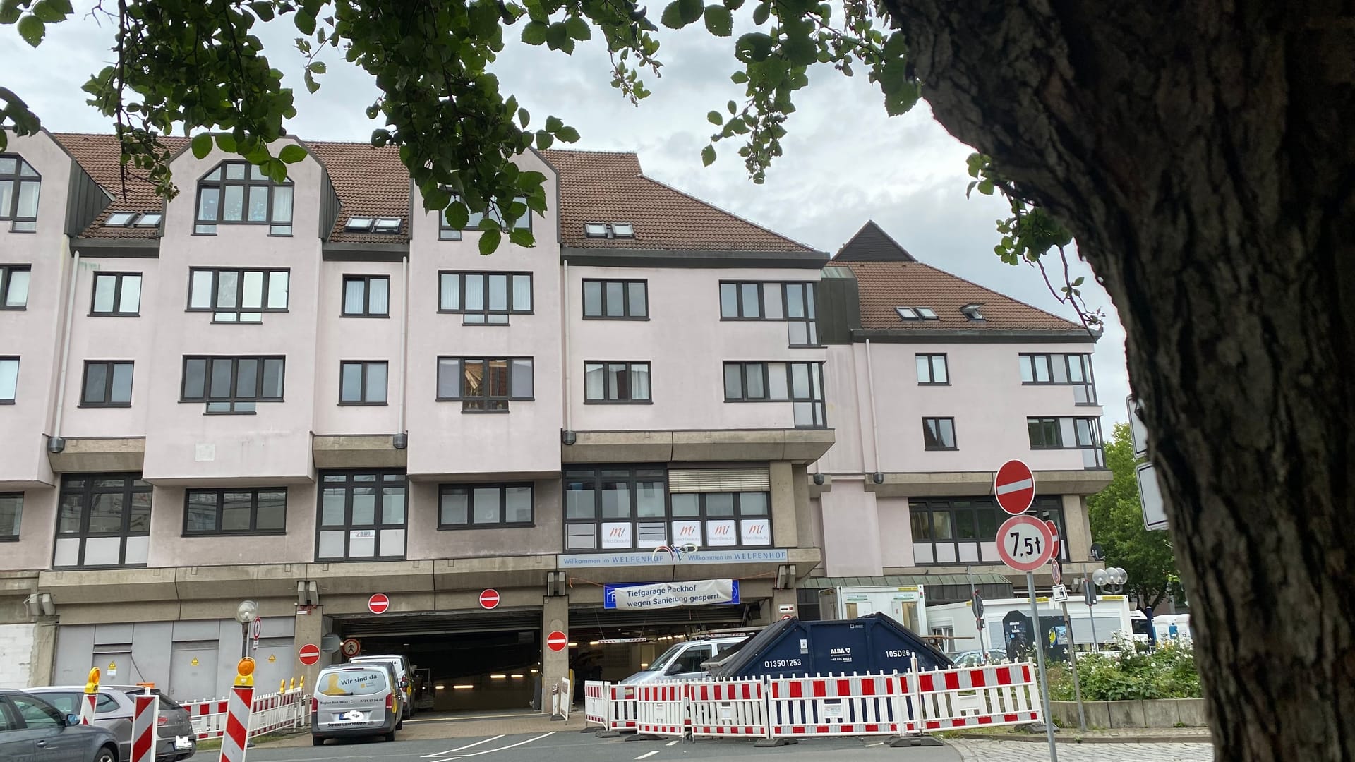 Tiefgarage Packhof: Bald soll das Parkhaus wiedereröffnen.