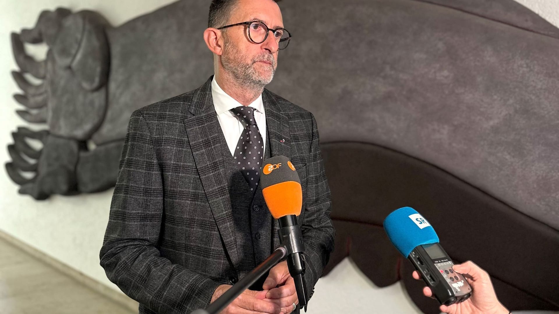 Saarländischer Innenminister Jost Saarländischer Innenminister Jost