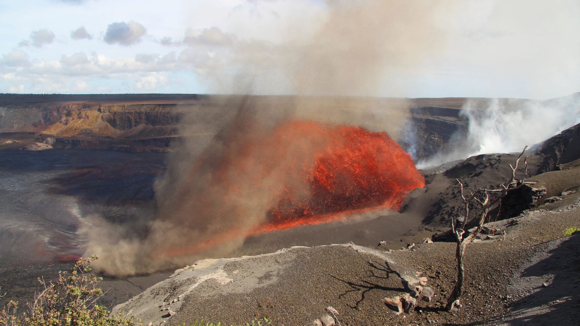 Kilauea Vulkan auf Hawaii Kilauea Vulkan auf Hawaii