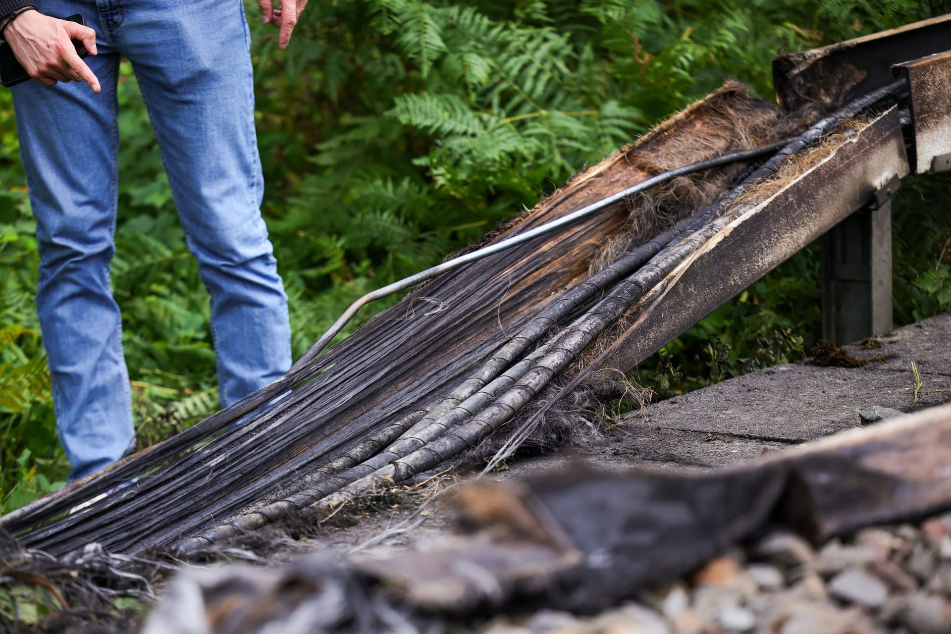 Brand legt Nord-Süd-Hauptstrecke der Bahn lahm