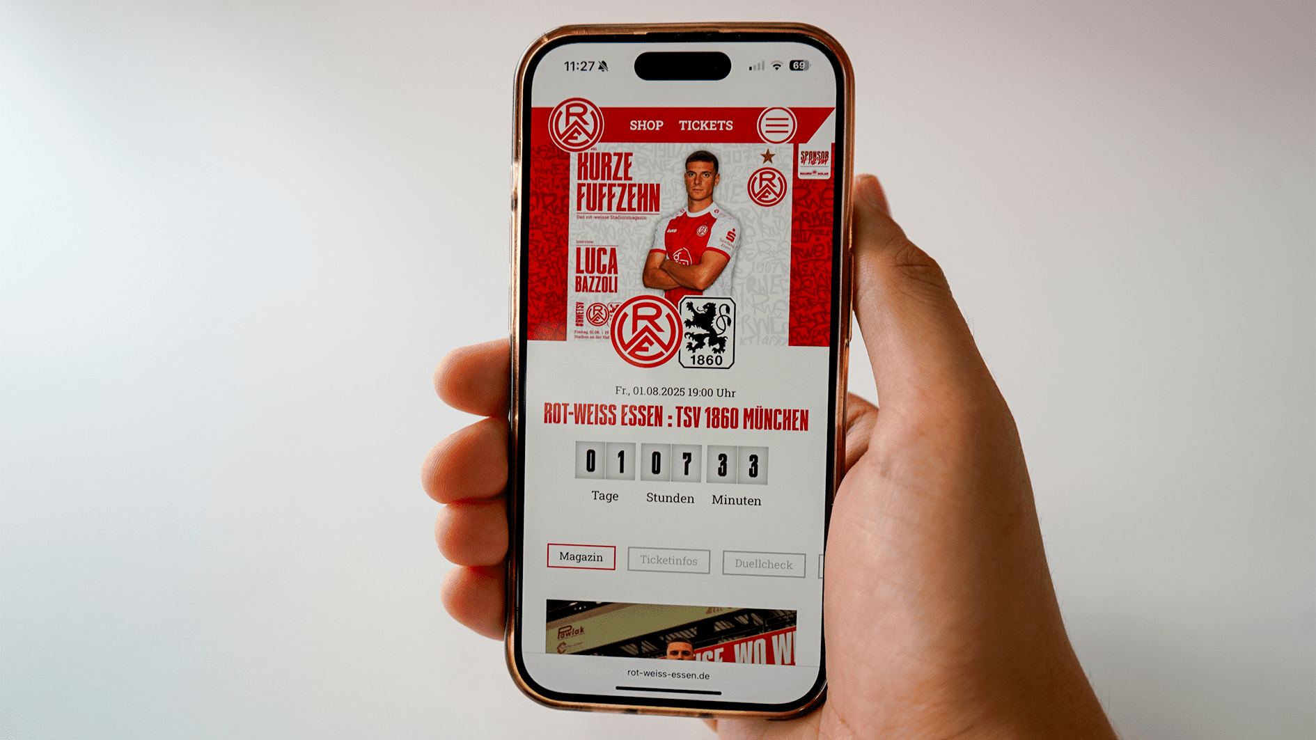 Das Stadionmagazin "Kurze Fuffzehn" gibt es ab sofort nur noch digital.