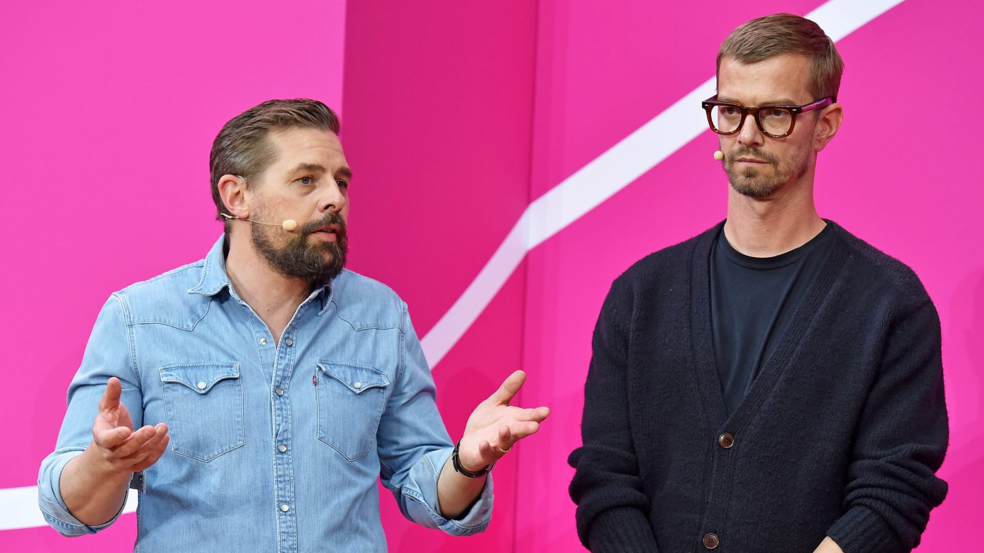 Klaas Heufer-Umlauf (l.) und Joko Winterscheidt: Die Entertainer gehören zu den Unterzeichnern des offenen Briefes.