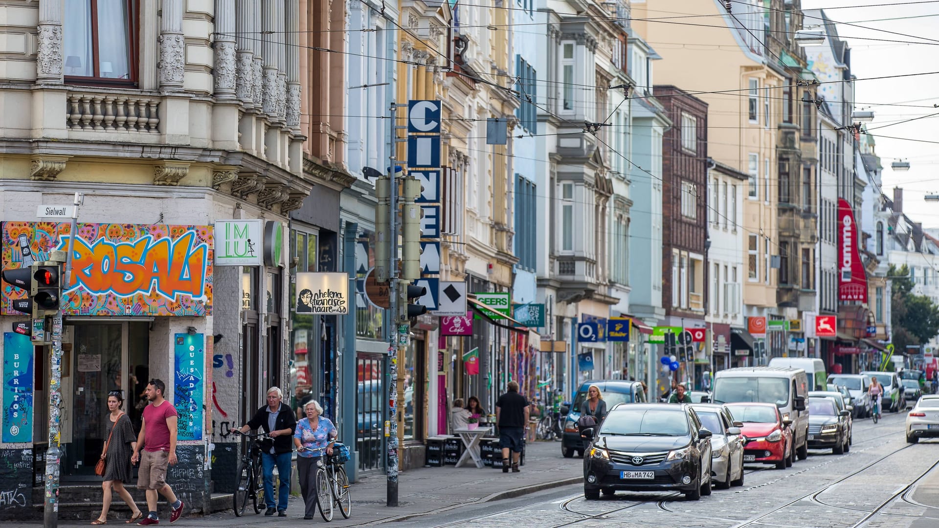 Im Viertel ist immer was los – im Guten wie im Schlechten.