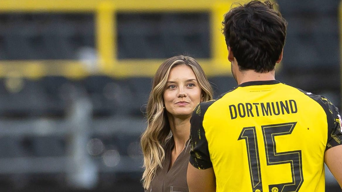 Nicola Cavanis: Das Model war vor Ort, als Mats Hummels sein letztes Spiel für Borussia Dortmund hatte.