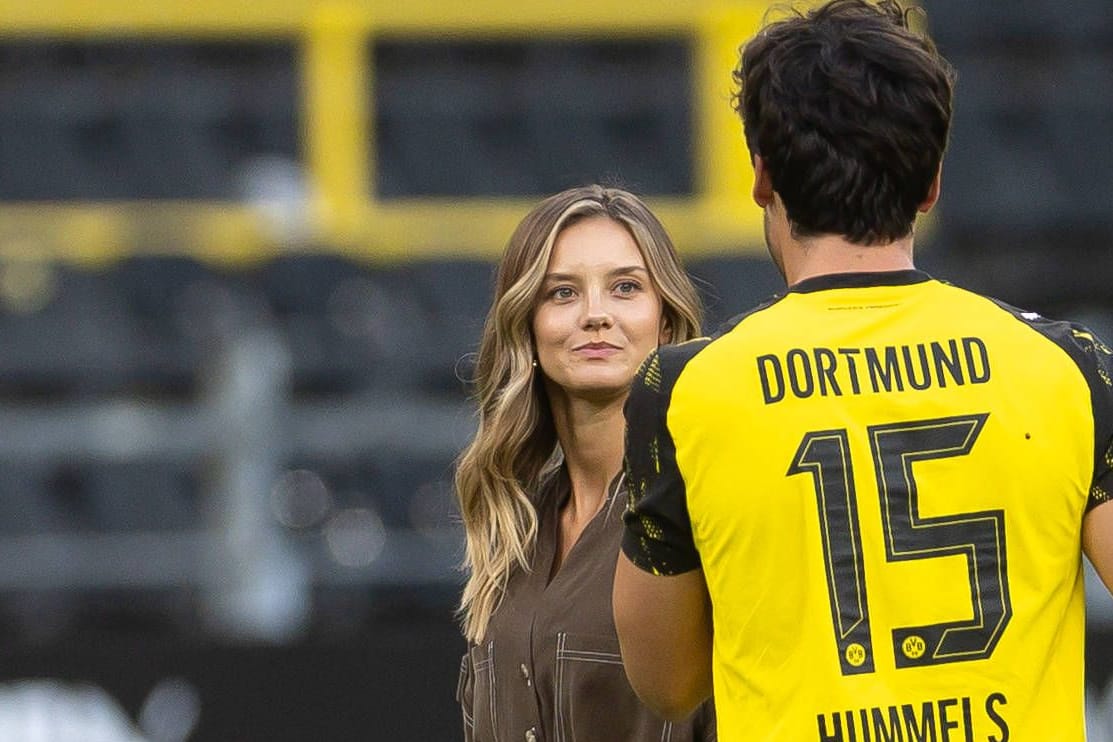 Nicola Cavanis: Das Model war vor Ort, als Mats Hummels sein letztes Spiel für Borussia Dortmund hatte.