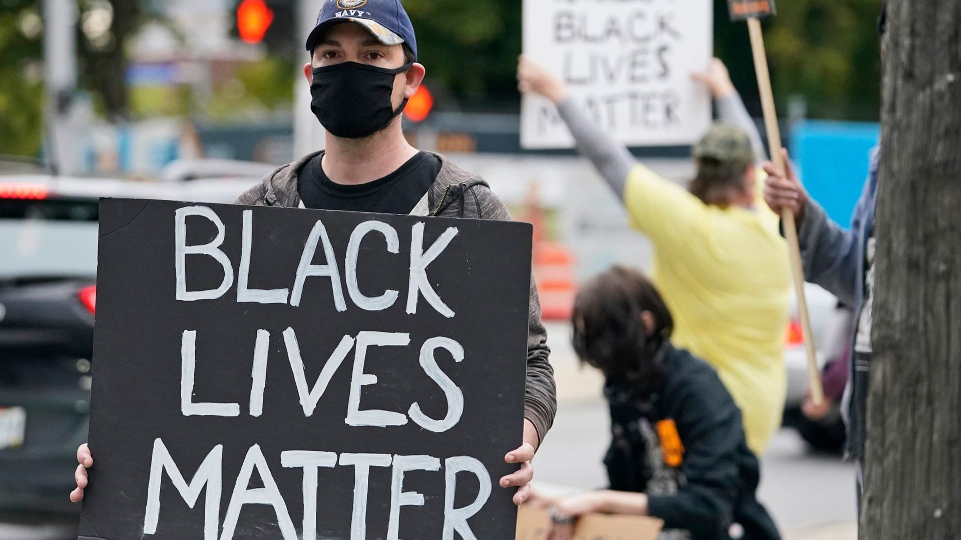 «Black Lives Matter»-Demonstrant «Black Lives Matter»-Demonstrant