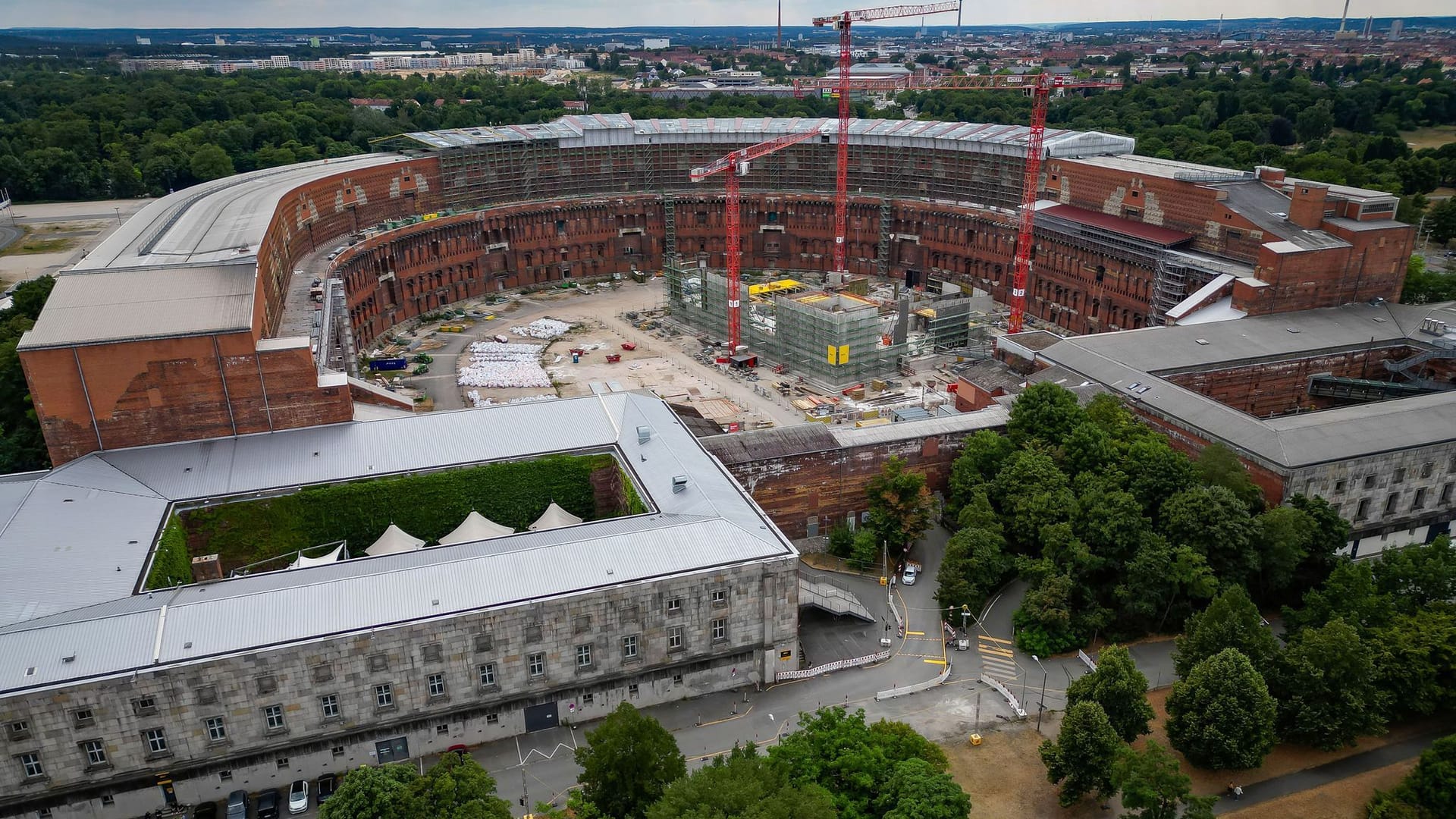 Nürnberg - Bauarbeiten der Theater-Spielstätte