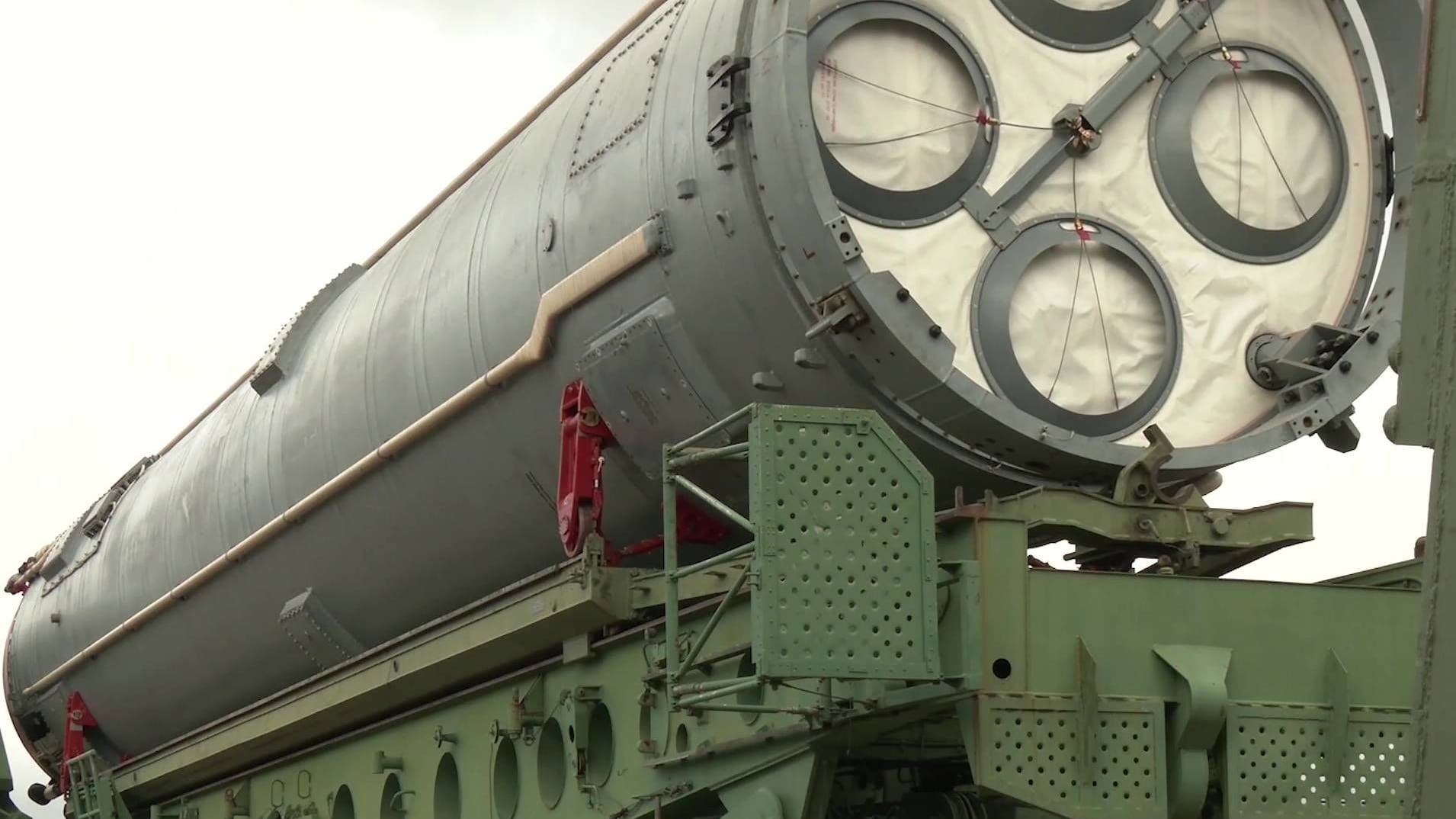 Überschall-Waffe: das russische Raketensystem Avangard.