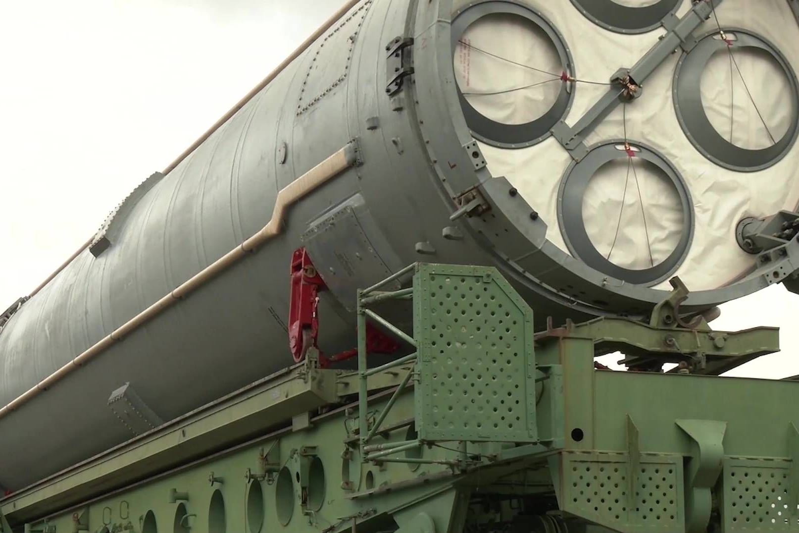 Überschall-Waffe: das russische Raketensystem Avangard.