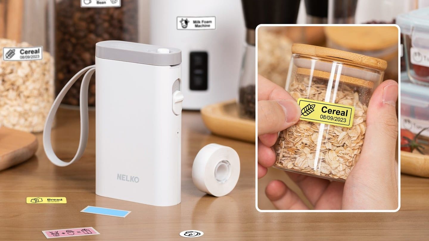 Etikettendrucker von Nelko: Sichern Sie sich das praktische Gadget jetzt mit doppeltem Rabatt.