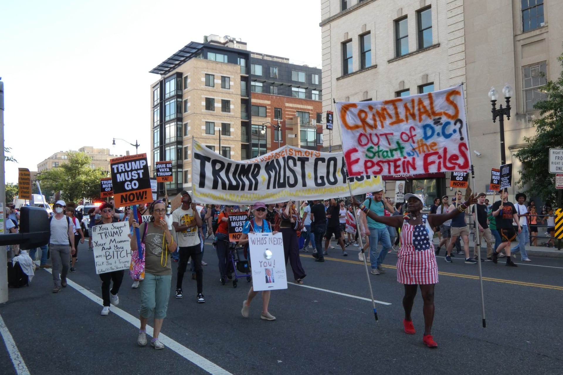 US-Regierung - Protest in Washington