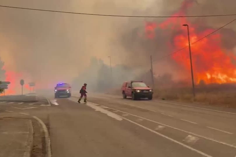 WALDBRAENDE-SPANIEN/ WALDBRAENDE-SPANIEN/