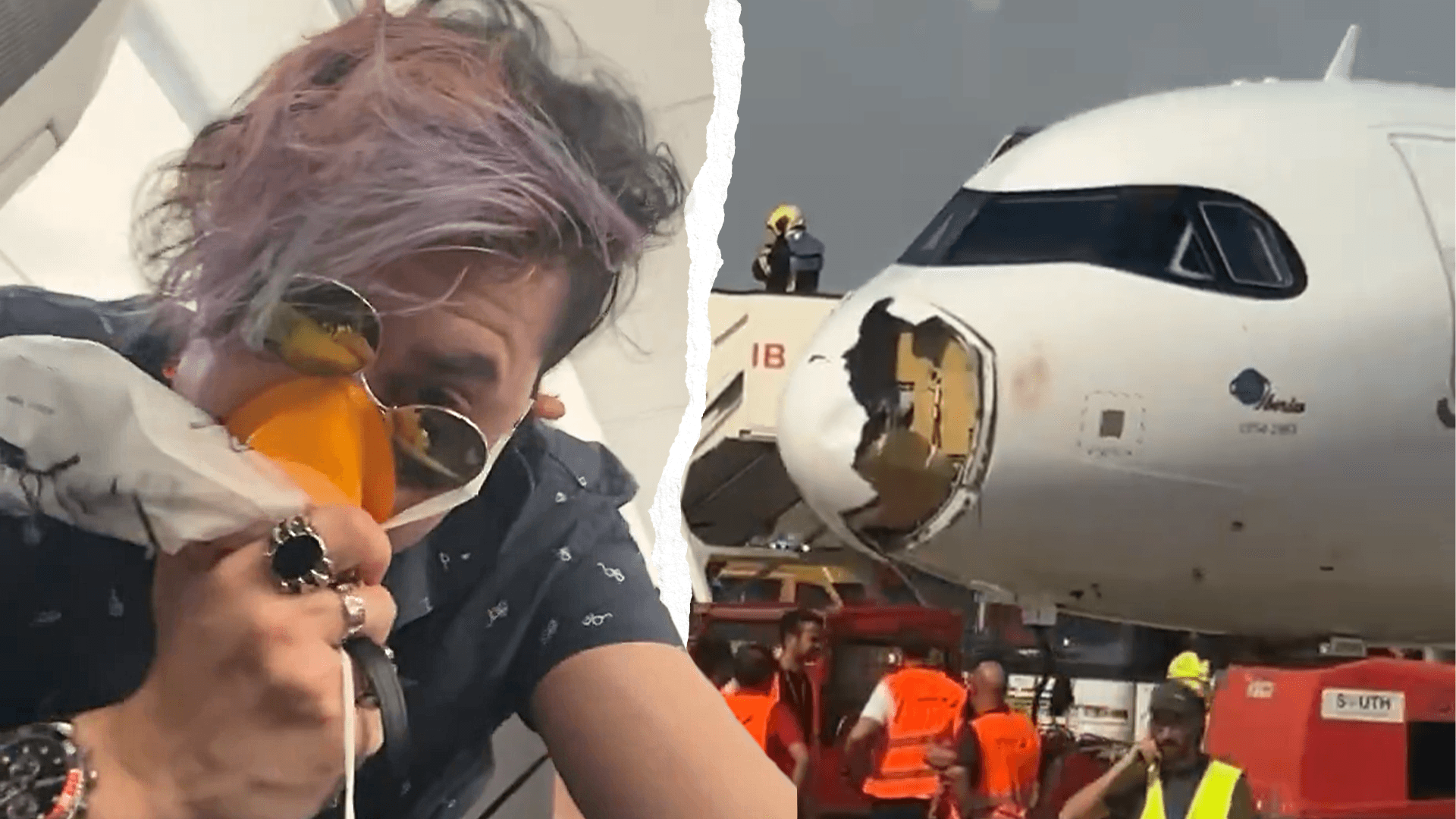 Madrid: Airbus-Nase nach Vogelschlag zertrümmert