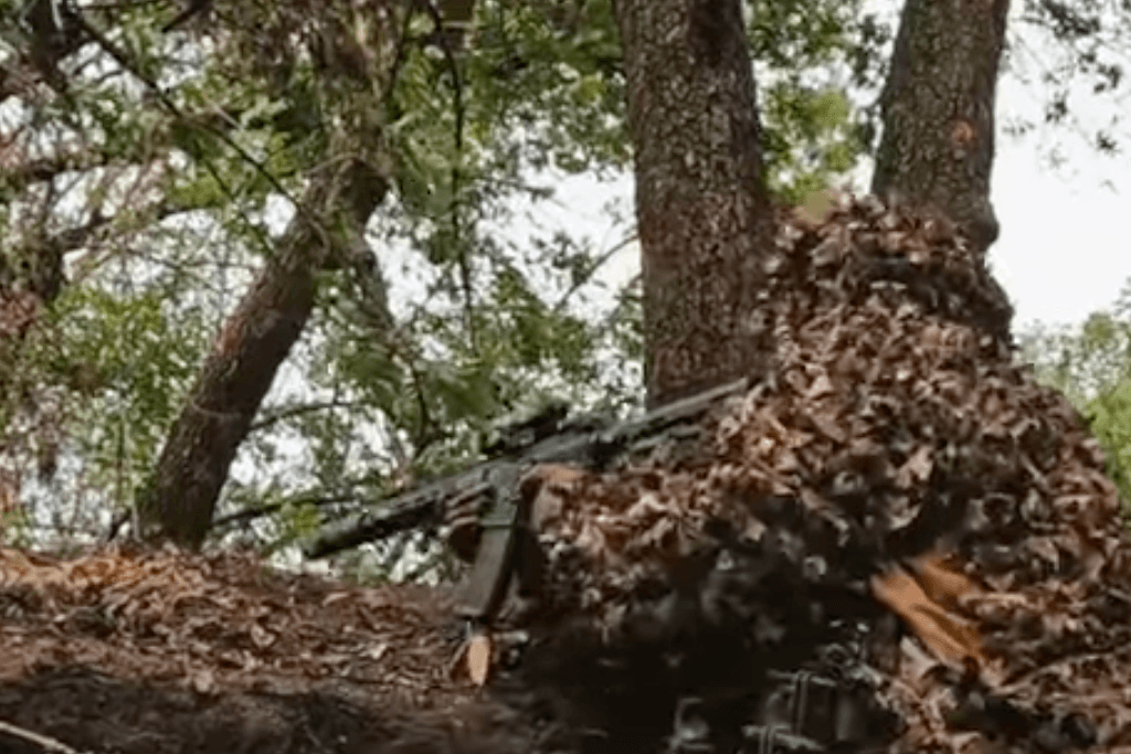 Ein Screenshot eines Videos der ukrainischen Streitkräfte zeigt einen Soldaten der Timur-Einheit.