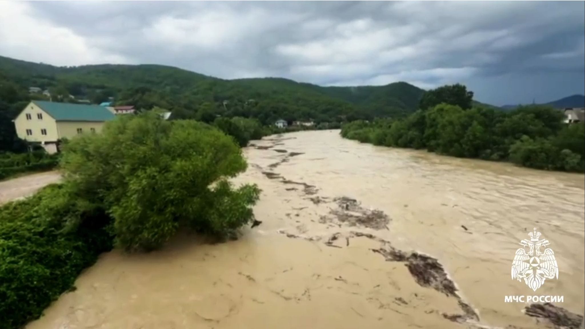 Unwetter kam es in der Region Krasnodar