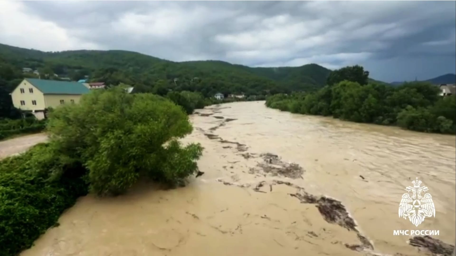 Unwetter kam es in der Region Krasnodar Unwetter kam es in der Region Krasnodar