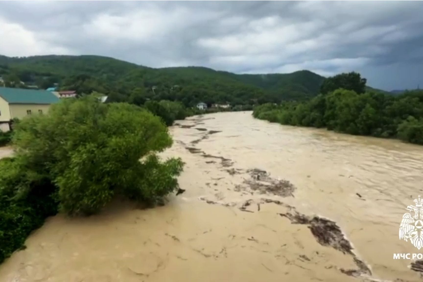 Unwetter kam es in der Region Krasnodar