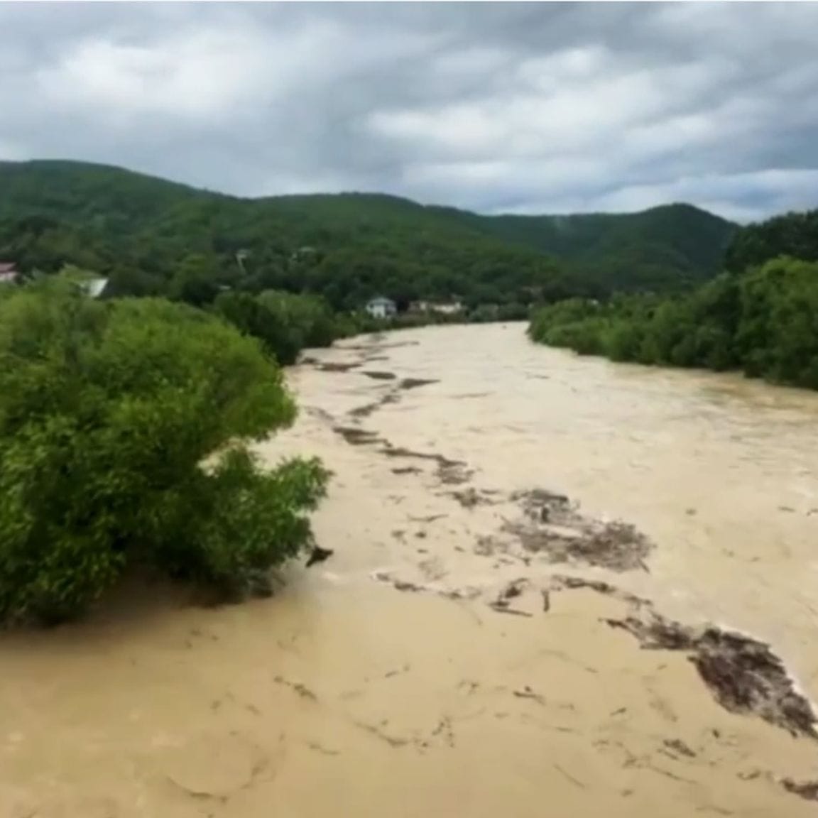 Unwetter kam es in der Region Krasnodar