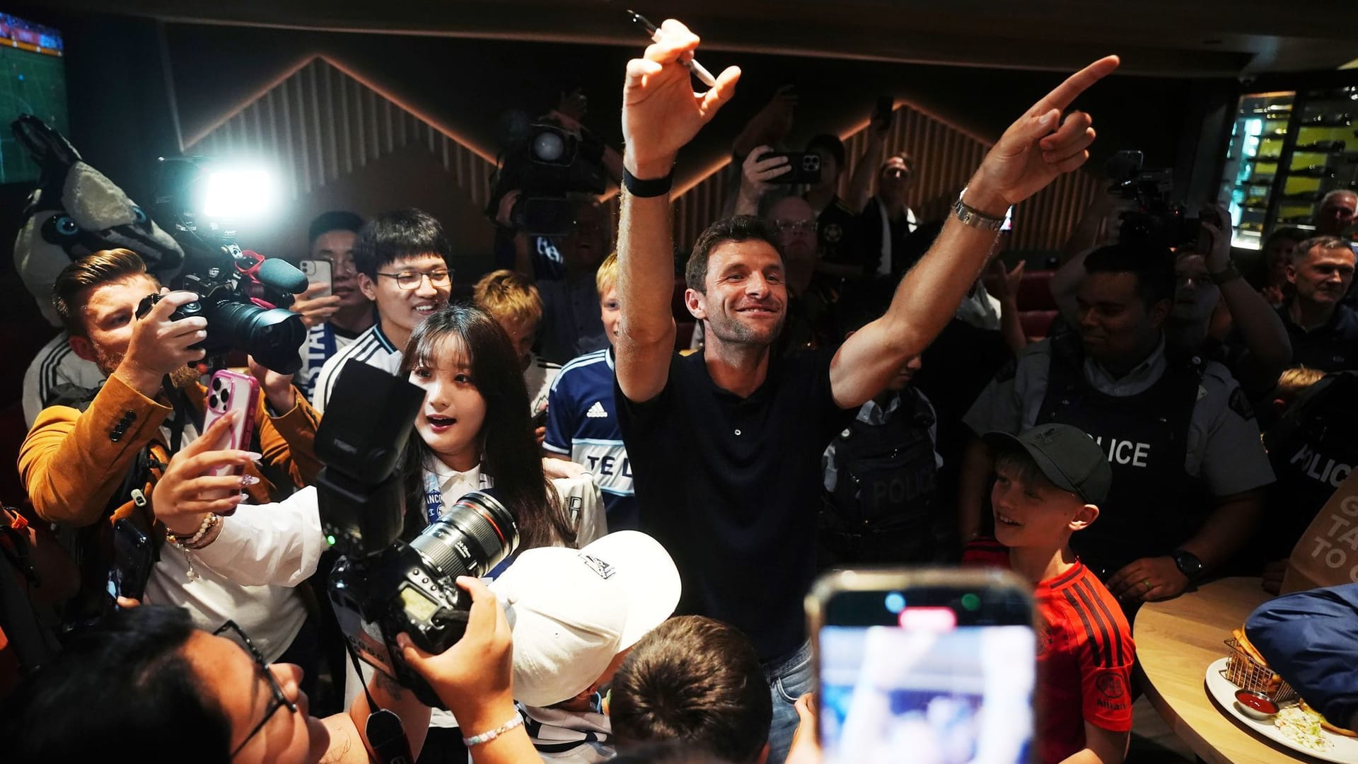 Thomas Müller: Der Ex-Bayer ist am Donnerstag bei seinem neuen Klub, den Vancouver Whitecaps, angekommen.