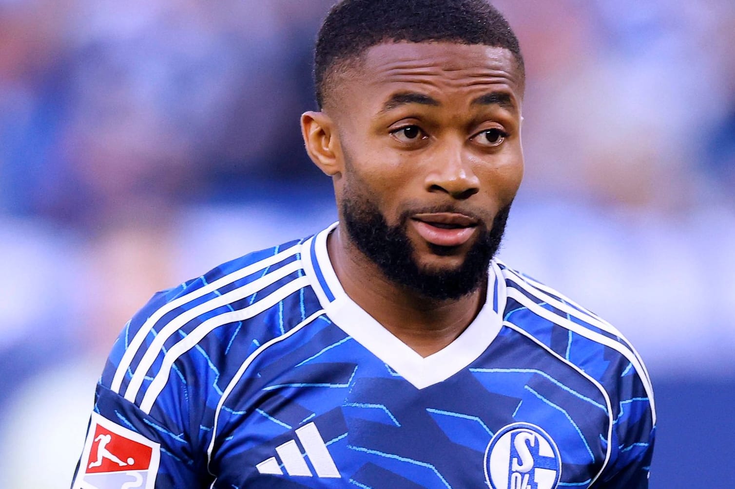 Moussa Sylla bei einem Spiel in der Arena auf Schalke in der vergangenen Saison.