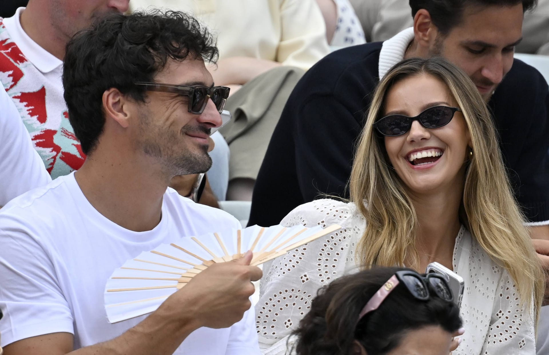 Mats Hummels und Nicola Cavanis: Gemeinsame Auftritte, wie ihr bei einem Tennisturnier im Juni 2025, sind eine Seltenheit.