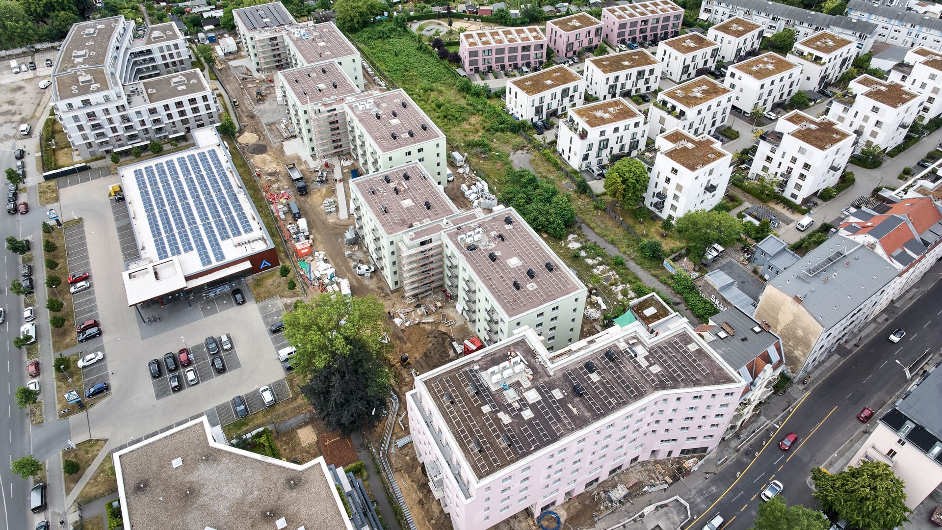 Neubauten in der Lückstraße: Die Wohnungen sind am 31. Juli in die Vermietung gegangen.