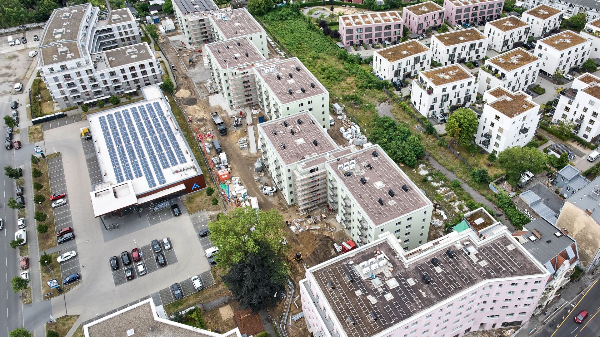Neubauten in der Lückstraße: Die Wohnungen sind am 31. Juli in die Vermietung gegangen.