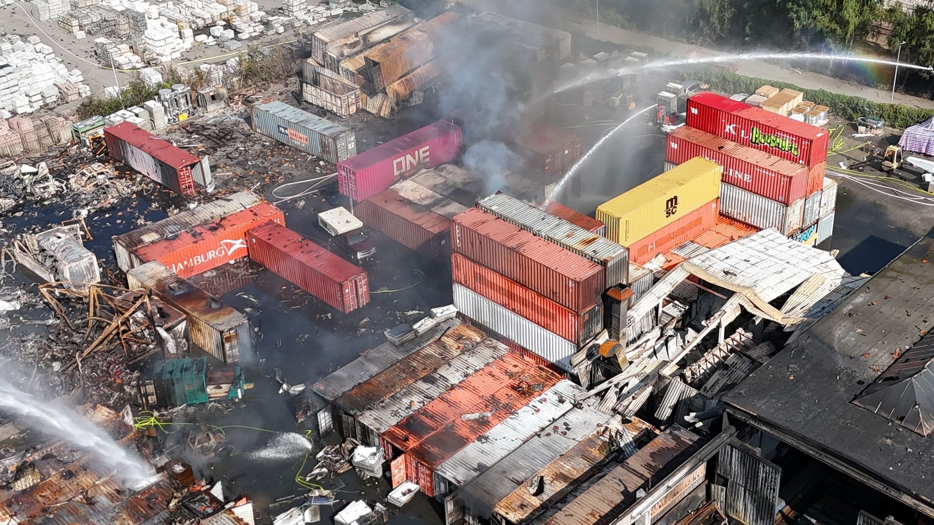 Großbrand in Hamburg