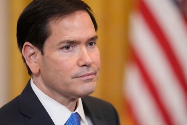 US-Außenminister Marco Rubio nimmt an einer Veranstaltung im Weißen Haus teil.