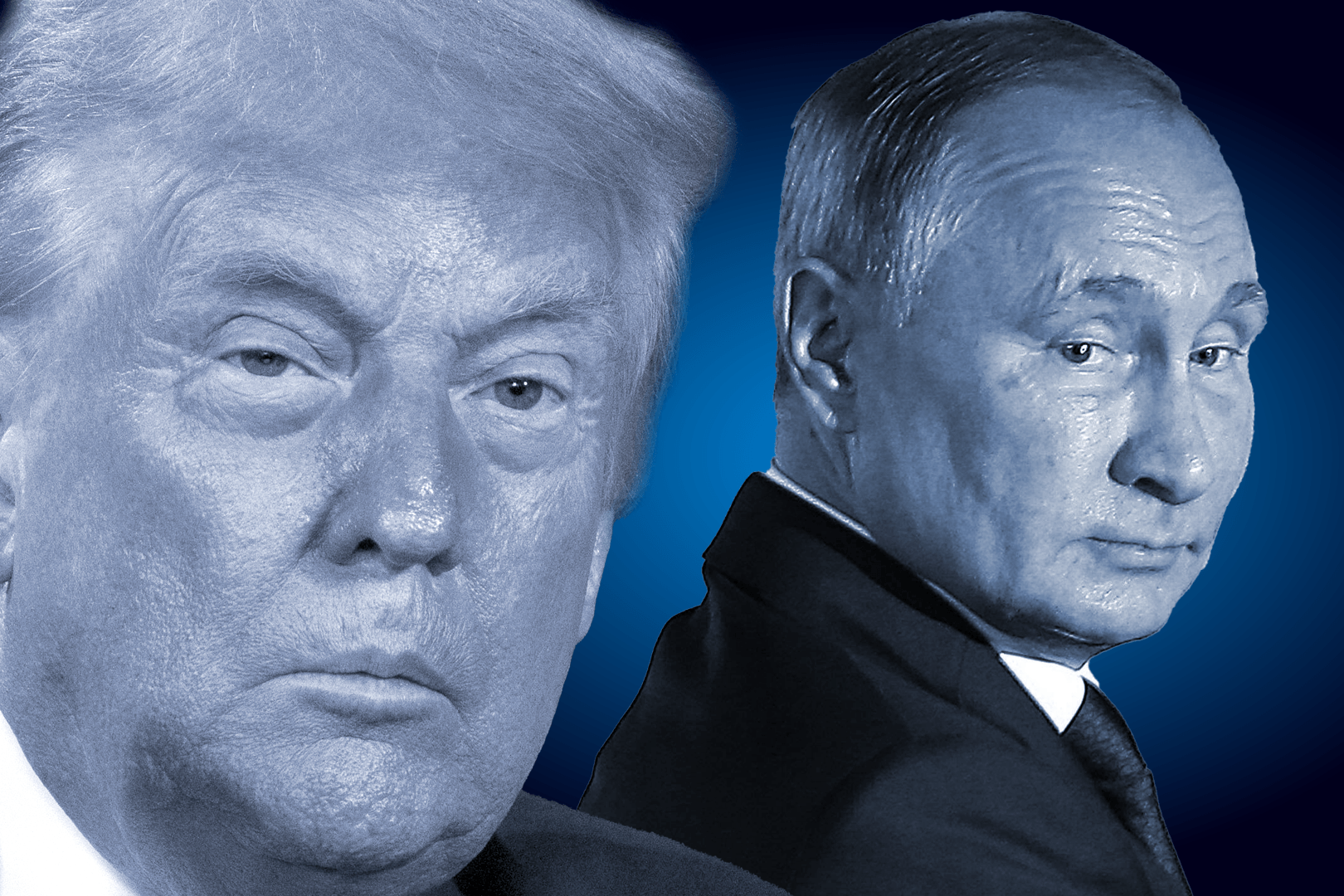 Donald Trump und Wladimir Putin treffen sich zu einem ersten Showdown in Alaska. Nur Zuschauer: die Ukraine.