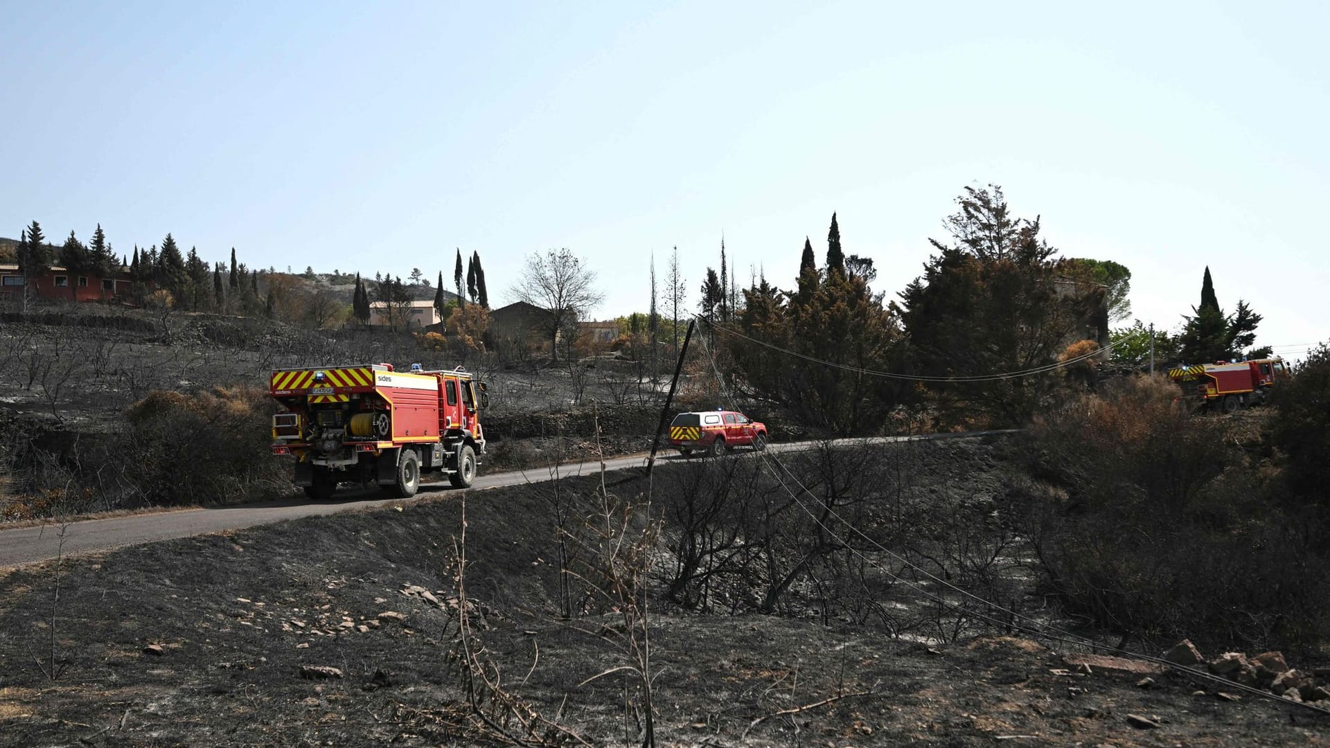 Brand in Südfrankreich