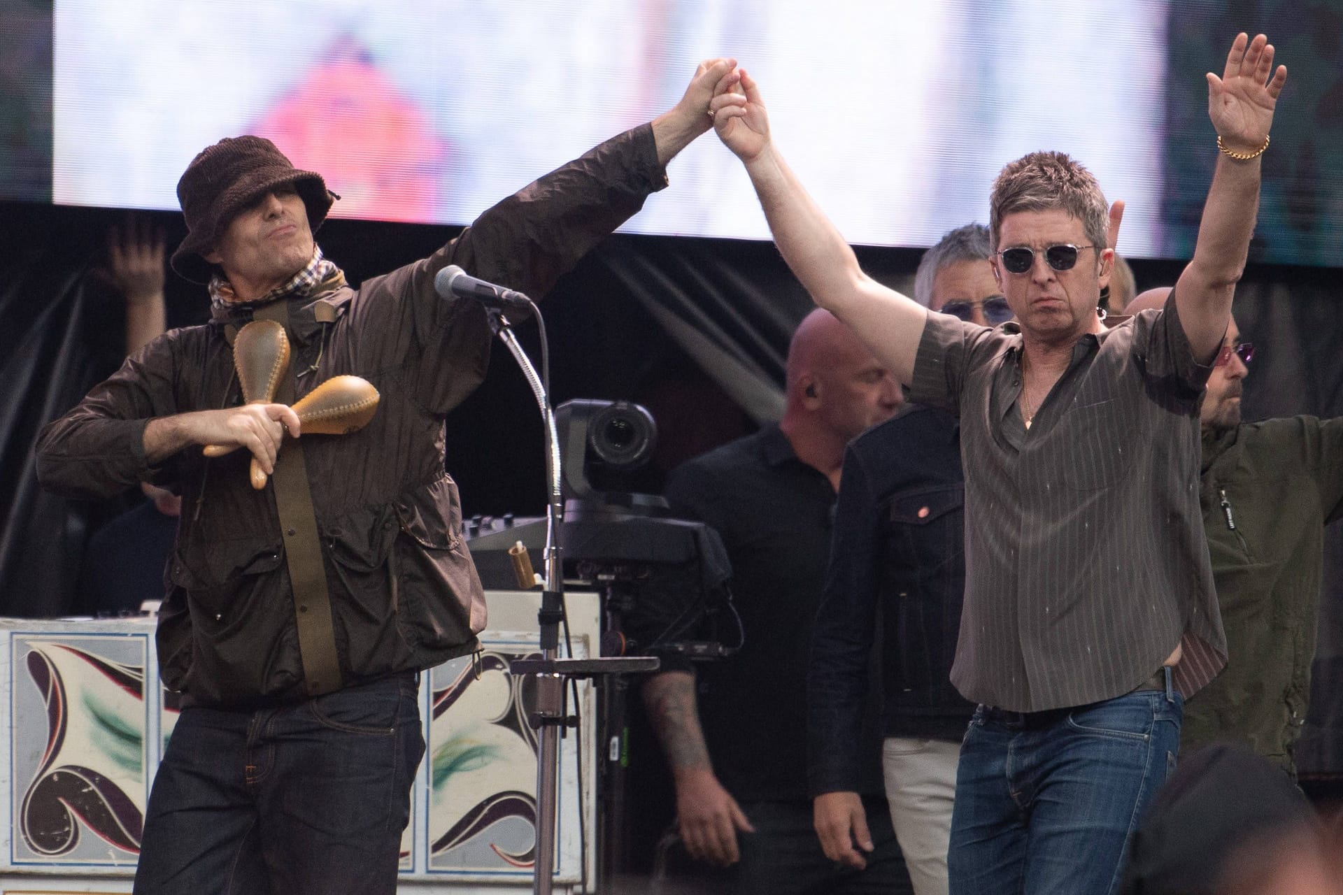Liam und Noel Gallagher: Die Brüder stehen wieder gemeinsam auf der Bühne.