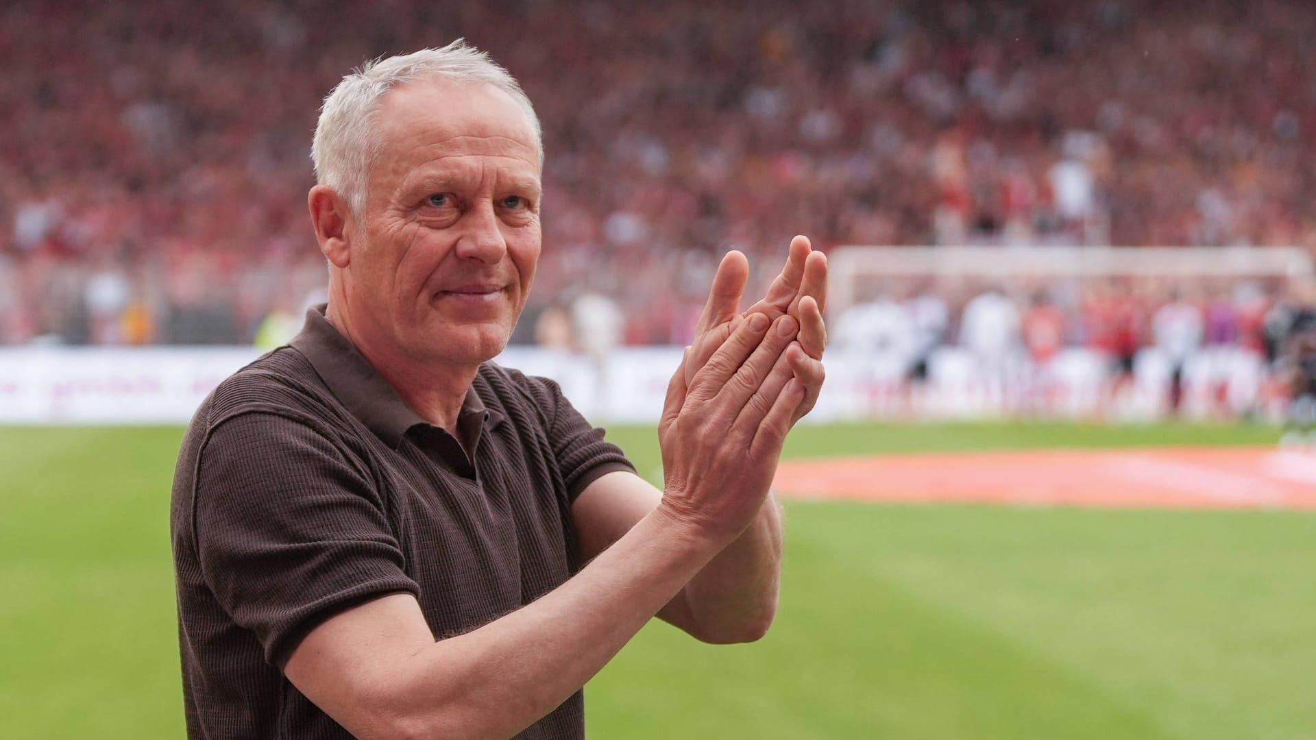 Christian Streich: Er trainierte den SC Freiburg 14 Jahre lang. Christian Streich: Er trainierte den SC Freiburg 14 Jahre lang.