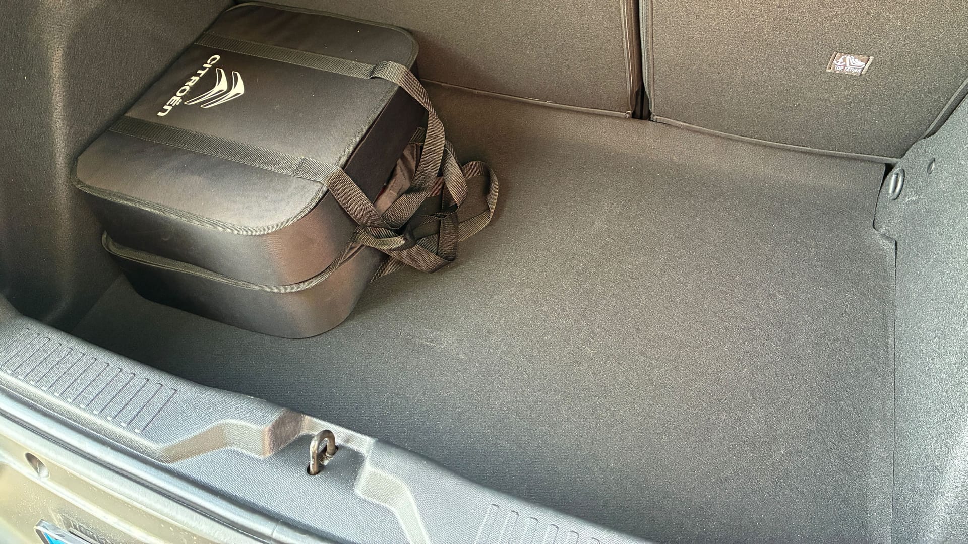 Kofferraum des Citroen e-c3